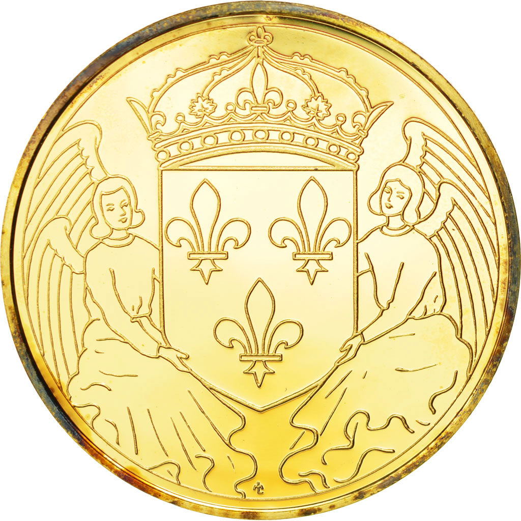 Francia, Medal, Les Rois de France, Henri II, History, FDC, Vermeil