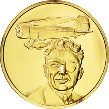 France, Medal, L'Histoire de la Conquête de l'Air, Wiley Post, Aviation, FDC