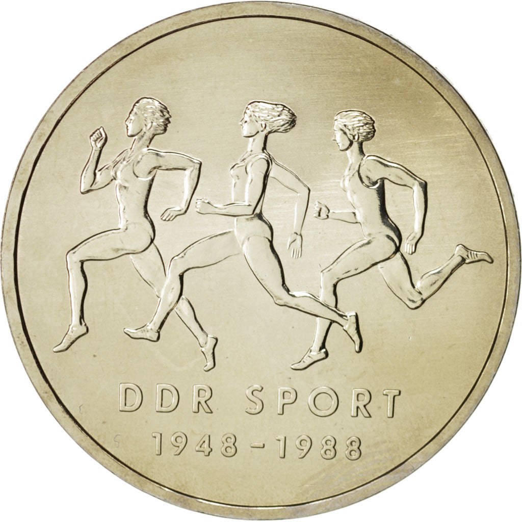 Coin, GERMAN-DEMOCRATIC REPUBLIC, 10 Mark, 1988, Berlin, MS(65-70)