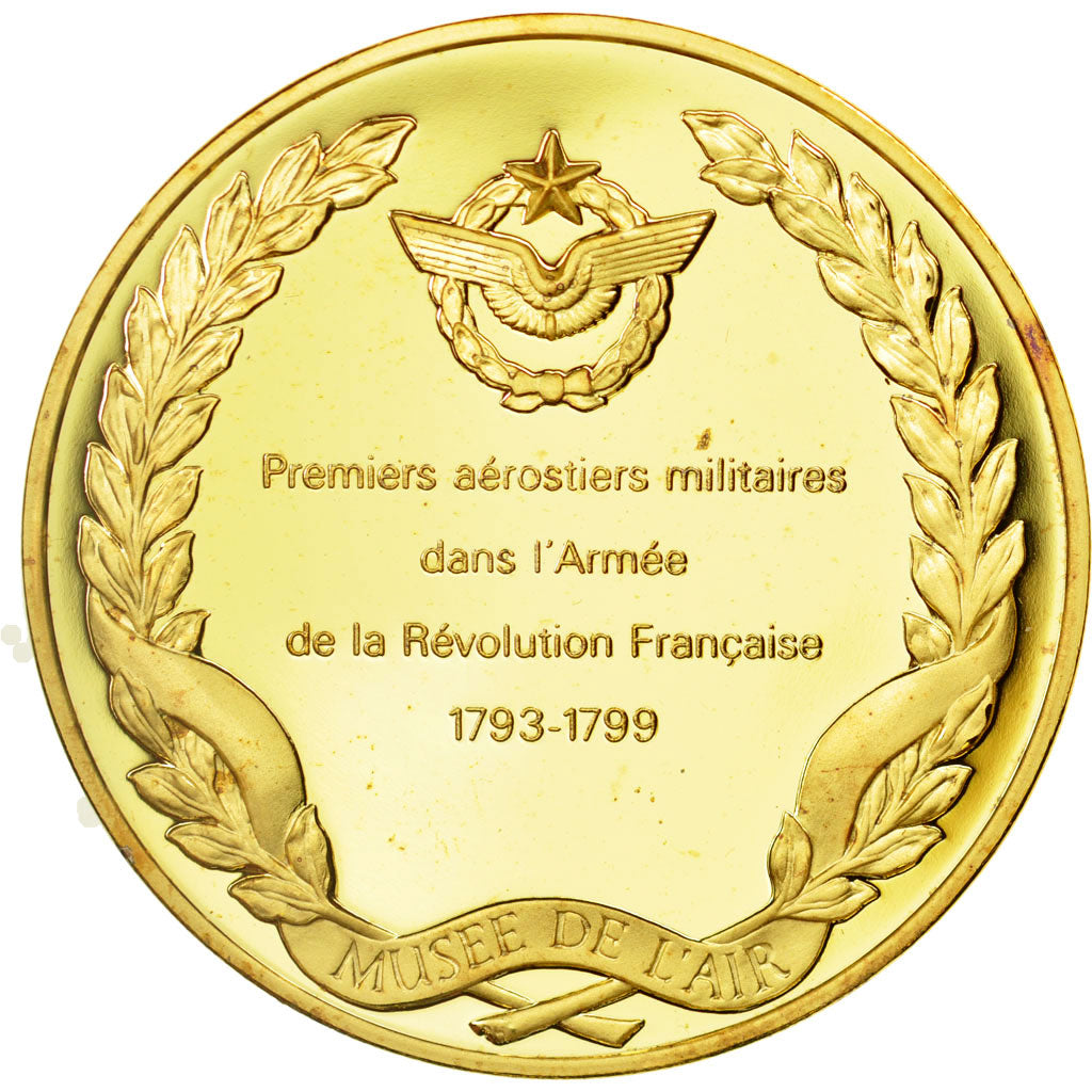 Francia, Medal, L'Histoire de la Conquête de l'Air, Premiers aérostiers
