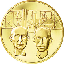 France, Medal, L'Histoire de la Conquête de l'Air, Wilbur Wright, Aviation