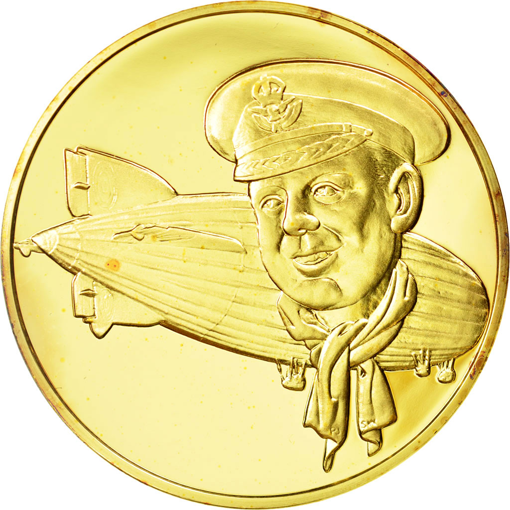 France, Medal, L'Histoire de la Conquête de l'Air, G. H. Scott, Aviation, FDC