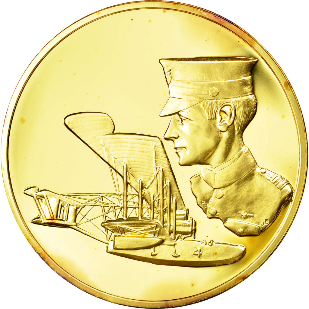 France, Medal, L'Histoire de la Conquête de l'Air, A. C. Read, Aviation