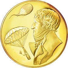 France, Medal, L'Histoire de la Conquête de l'Air, André Jacques Garnerin