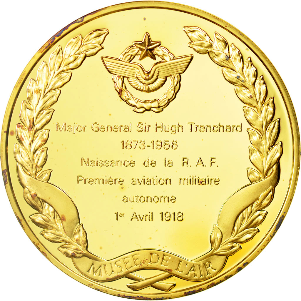 France, Medal, L'Histoire de la Conquête de l'Air, Naissance de la R.A.F.