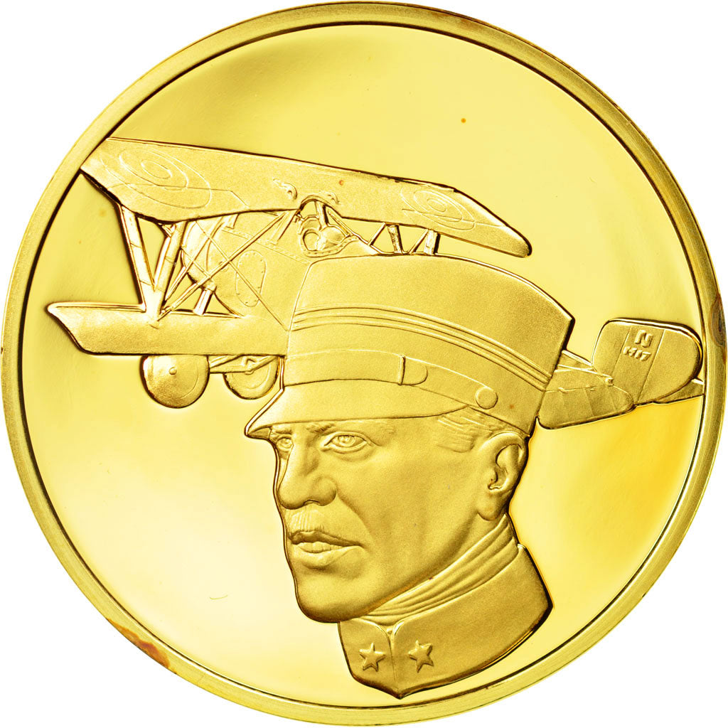 France, Medal, L'Histoire de la Conquête de l'Air, Francesco Baracca, Aviation