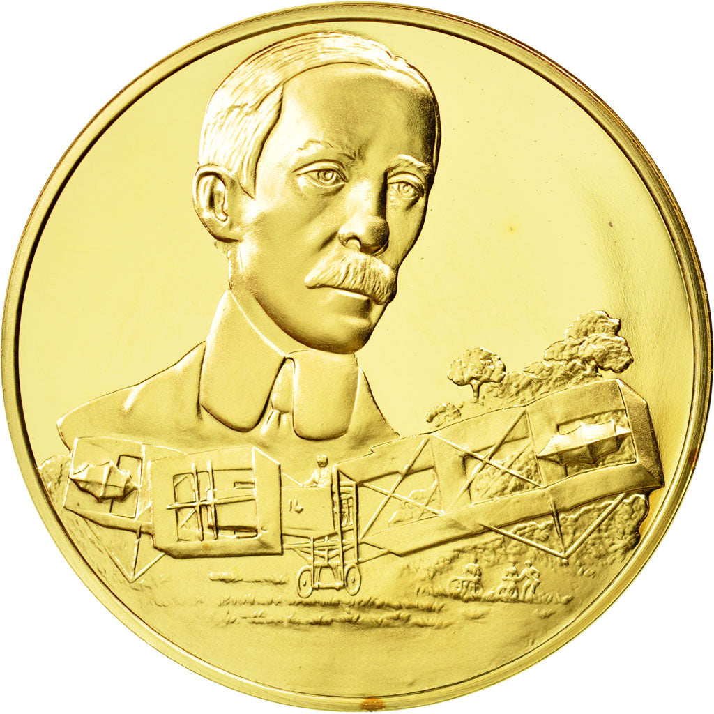 Francia, Medal, L'Histoire de la Conquête de l'Air, Alberto Santos-Dumont