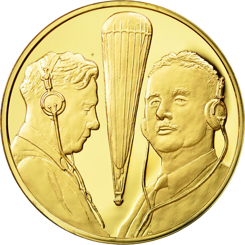 France, Medal, L'Histoire de la Conquête de l'Air, O. A. Anderson et A. W.