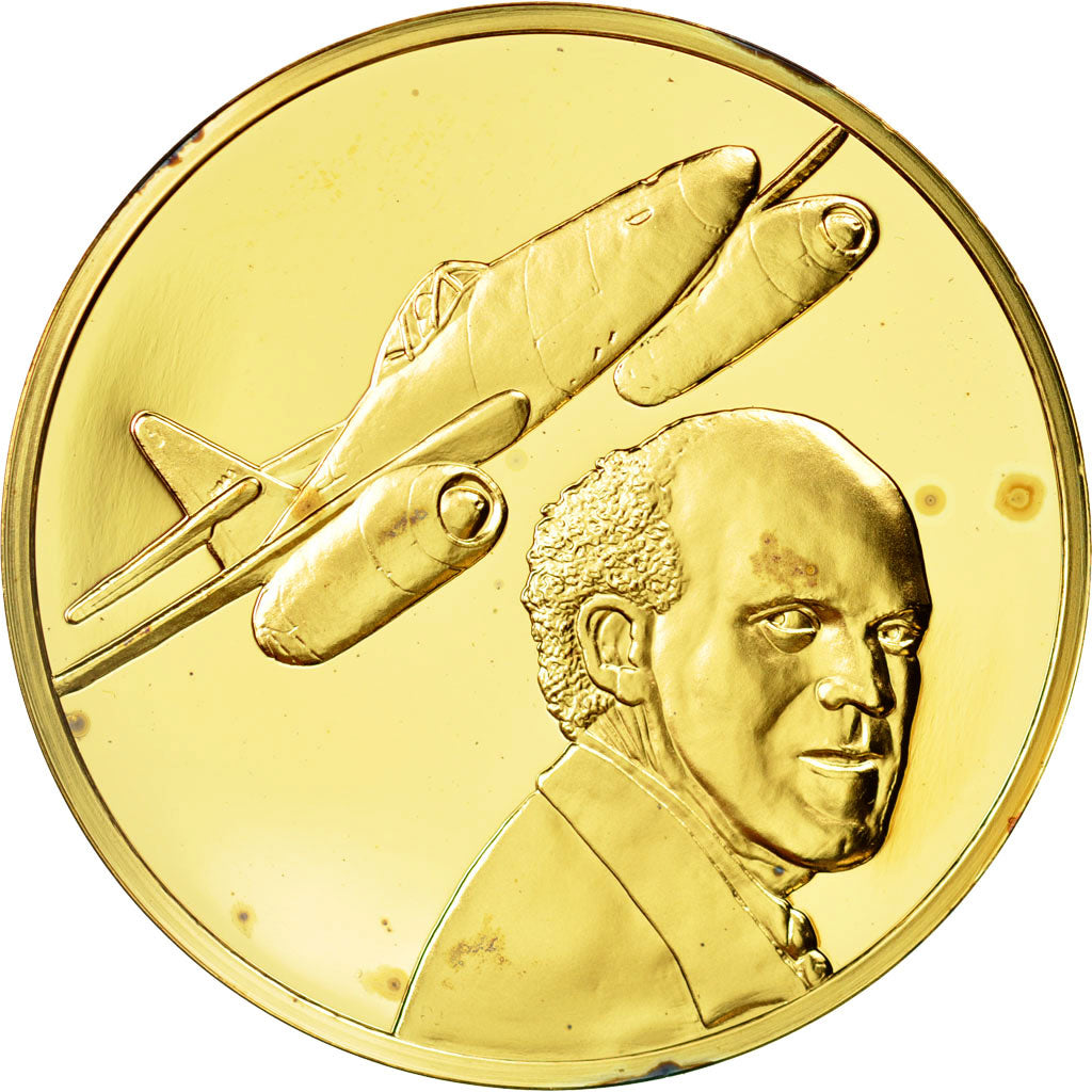 France, Medal, L'Histoire de la Conquête de l'Air, Willy Messerschmitt