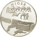 Frankrijk, Medal, Nations du Monde, Niger, Politics, Society, War, FDC, Zilver