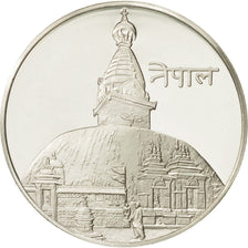 Frankrijk, Medal, Nations du Monde, Népal, Politics, Society, War, FDC, Zilver