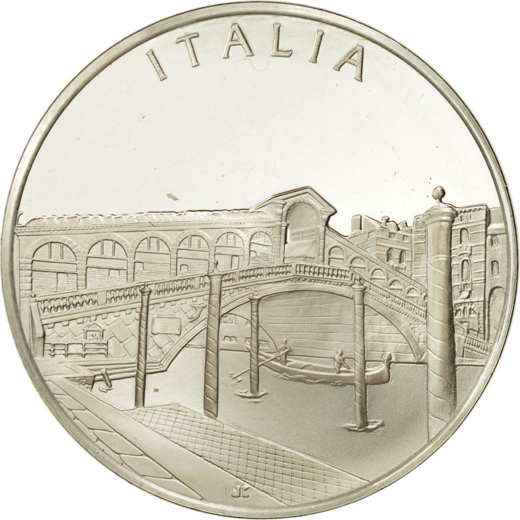 Francia, Medal, Nations du Monde, Italie, Politics, Society, War, FDC, Argento