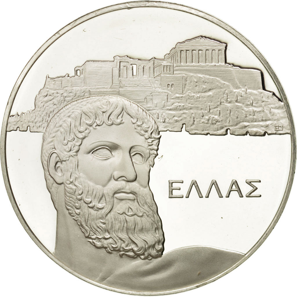 France, Medal, Nations du Monde, Grèce, Politics, Society, War, FDC, Argent