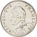 Polinesia francesa, 50 Francs, 2002, Paris, Níquel, KM:13