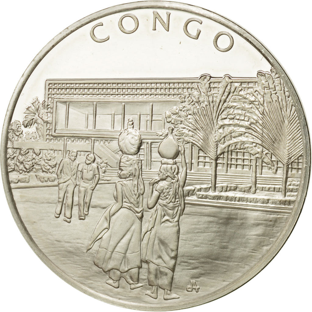France, Medal, Nations du Monde, Congo, Politics, Society, War, MS(65-70)