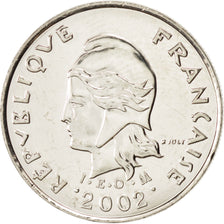 Münze, French Polynesia, 10 Francs, 2002, Paris, STGL, Nickel, KM:8