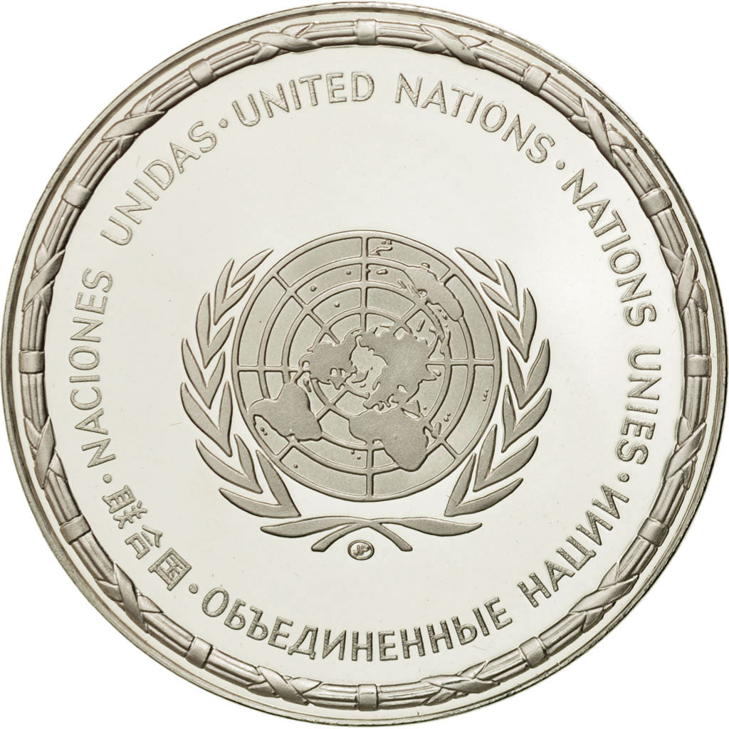France, Medal, Nations du Monde, Portugal, Politics, Society, War, FDC, Argent
