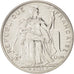 French Polynesia, 5 Francs, 2002, Paris, Aluminum, KM:12