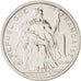 French Polynesia, 2 Francs, 2002, Paris, Aluminum, KM:10