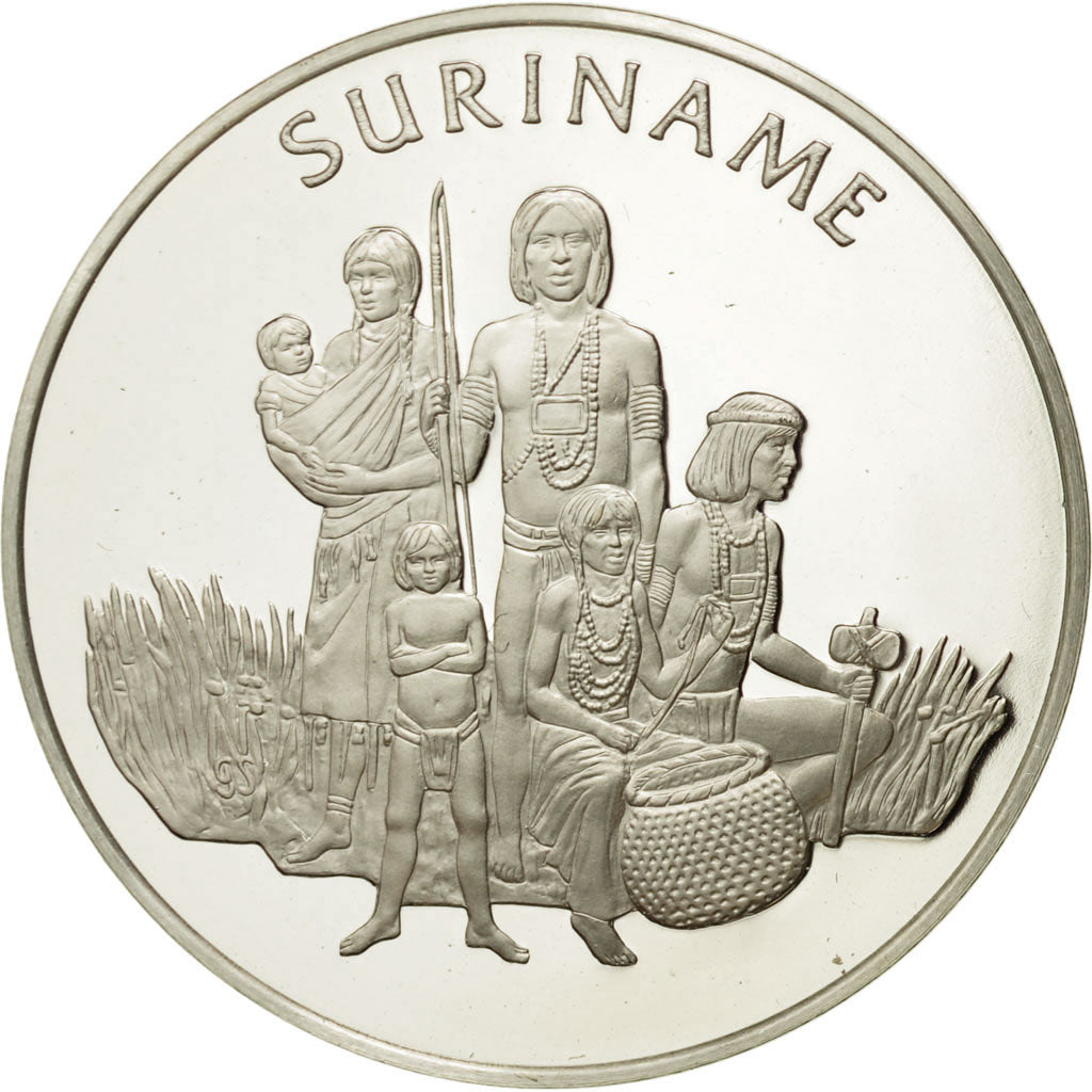 Frankreich, Medal, Nations du Monde, Suriname, Politics, Society, War, STGL