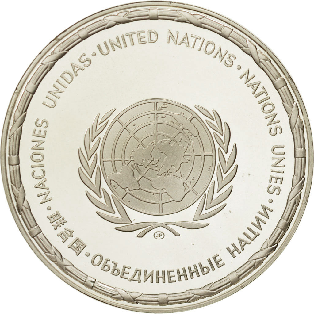 Francia, Medal, Nations du Monde, Islande, Politics, Society, War, FDC, Argento