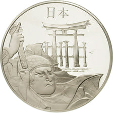Francia, Medal, Nations du Monde, Japon, Politics, Society, War, FDC, Argento