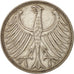Monnaie, République fédérale allemande, 5 Mark, 1951, Karlsruhe, TTB, Argent