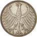 Munten, Federale Duitse Republiek, 5 Mark, 1951, Karlsruhe, ZF, Zilver, KM:112.1