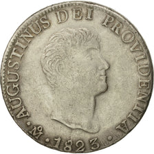 Mexique, Augustin I Iturbide, 8 Réales, 1823, Mexico City, TTB+, Argent, KM:310