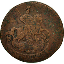 Munten, Rusland, Catherine II, 2 Kopeks, 1766, Moscow, ZG+, Koper, KM:58.5