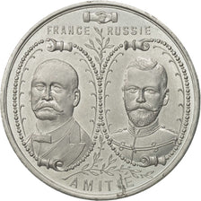 Russia, Medal, Visite du Tsar en France, 1896, MS(64), Aluminium