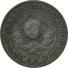 Coin, Russia, 3 Kopeks, 1924, EF(40-45), Bronze, KM:78