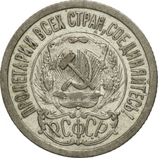 Russia, 15 Kopeks, 1923, Leningrad, EF(40-45), Silver, KM:81