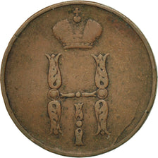 Coin, Russia, Nicholas I, Kopek, 1854, Ekaterinbourg, VF(30-35), Copper