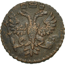 Münze, Russland, Polushka, 1/4 Kopek, 1731, SS, Kupfer, KM:187