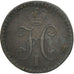 Moneda, Rusia, Nicholas I, Polushka, 1/4 Kopek, 1840, Ekaterinbourg, BC+, Cobre