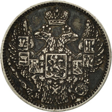 Coin, Russia, Nicholas I, 5 Kopeks, 1845, Saint-Petersburg, EF(40-45), Silver