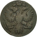 Moneta, Russia, Polushka, 1/4 Kopek, 1736, MB+, Rame, KM:187