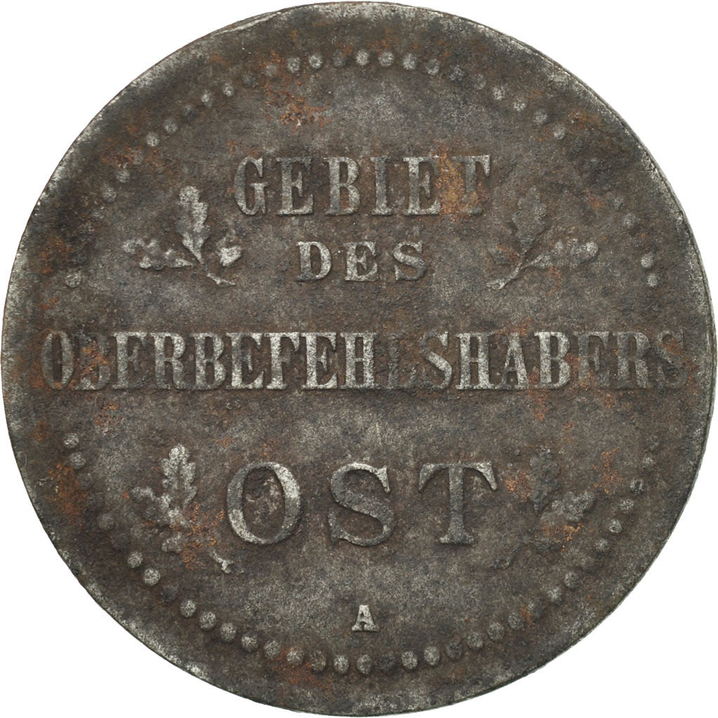 Coin, GERMANY - EMPIRE, Wilhelm II, 3 Kopeks, 1916, Berlin, VF(30-35), Iron