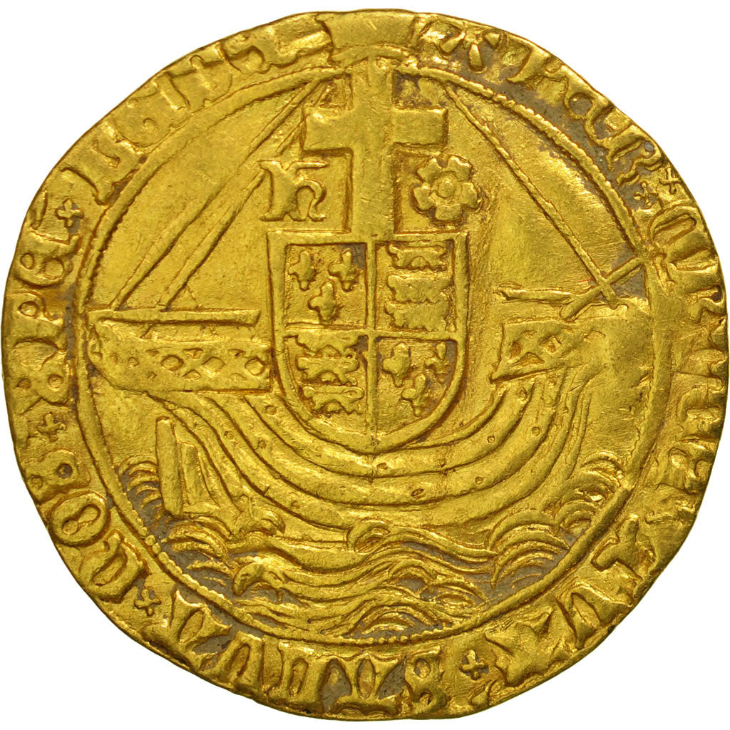 Coin, Great Britain, Henri VII (1485-1509), Gold Angel, 1495-1498, London