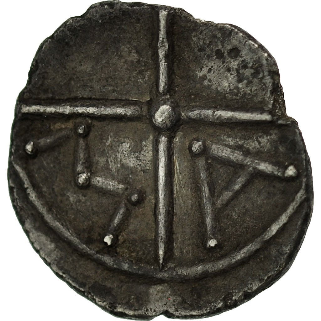 Moneta, Massalia, Obol, 121-82 BC, Marseille, SPL-, Argento, SNG Cop:723-8