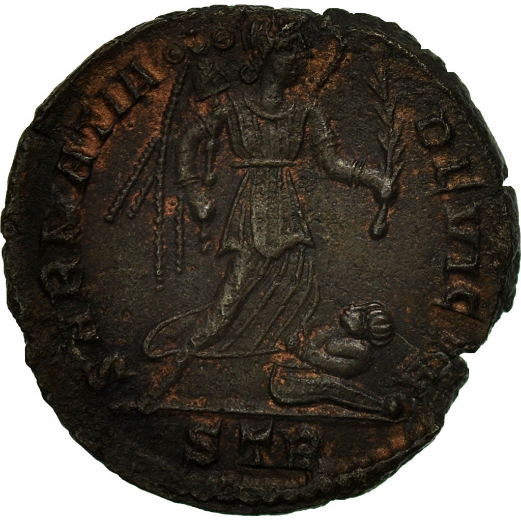 Coin, Constantine I, Follis, 323-324, Trier, EF(40-45), Copper, RIC:429