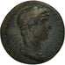 Moneda, Hadrian, Semis, 128, Roma, BC+, Bronce, Cohen:443
