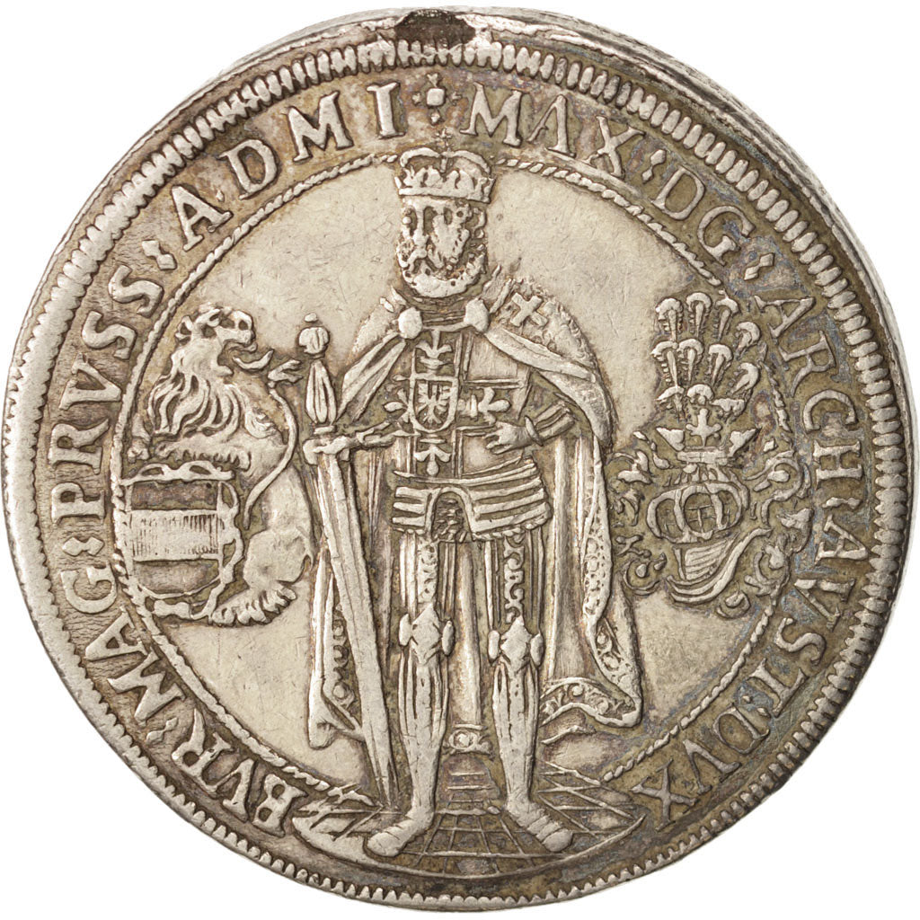 Ordre Teutonique, Maximilian, Thaler, 1603, Hall, Argent, Dav. 5848