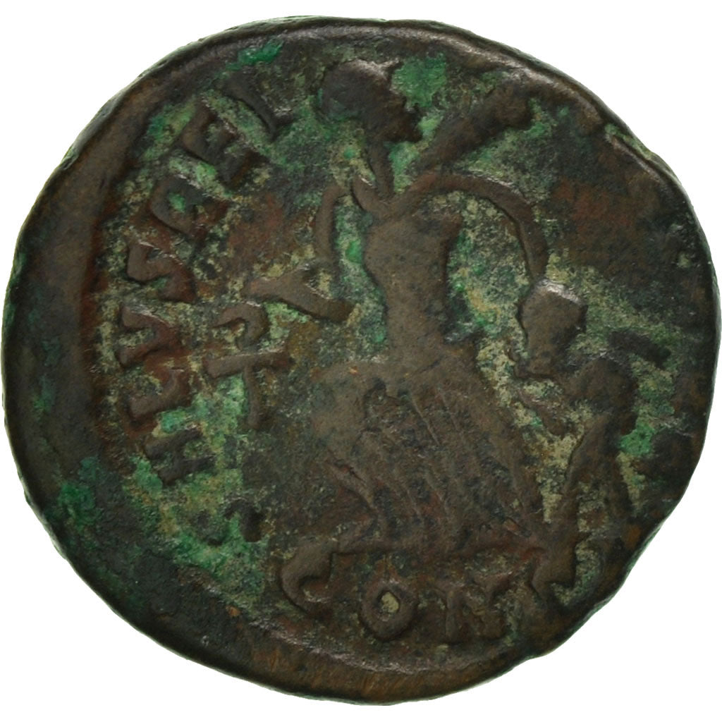 Coin, Theodosius I, Nummus, 388-392, Constantinople, AU(50-53), Copper, Cohen:30