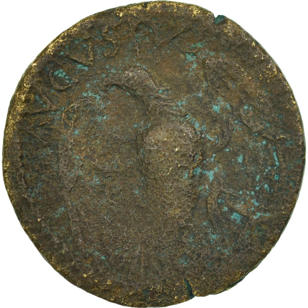 Coin, Augustus, Bronze eagle, imitation, 15-10 BC, F(12-15), Bronze, RPC:508