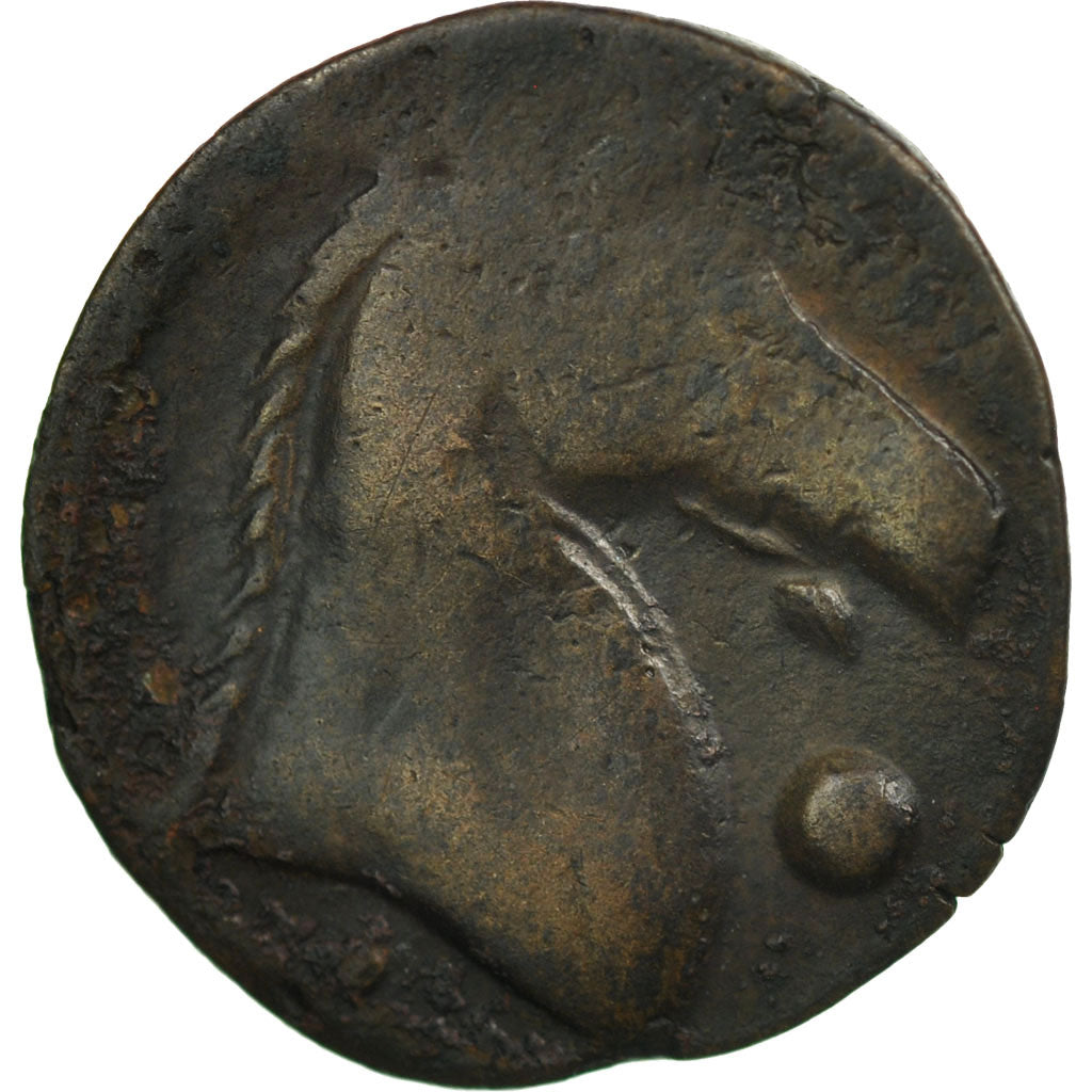 Monnaie, Zeugitana, Shekel, 300-264 BC, Carthage, TB, Cuivre, SNG Cop:164