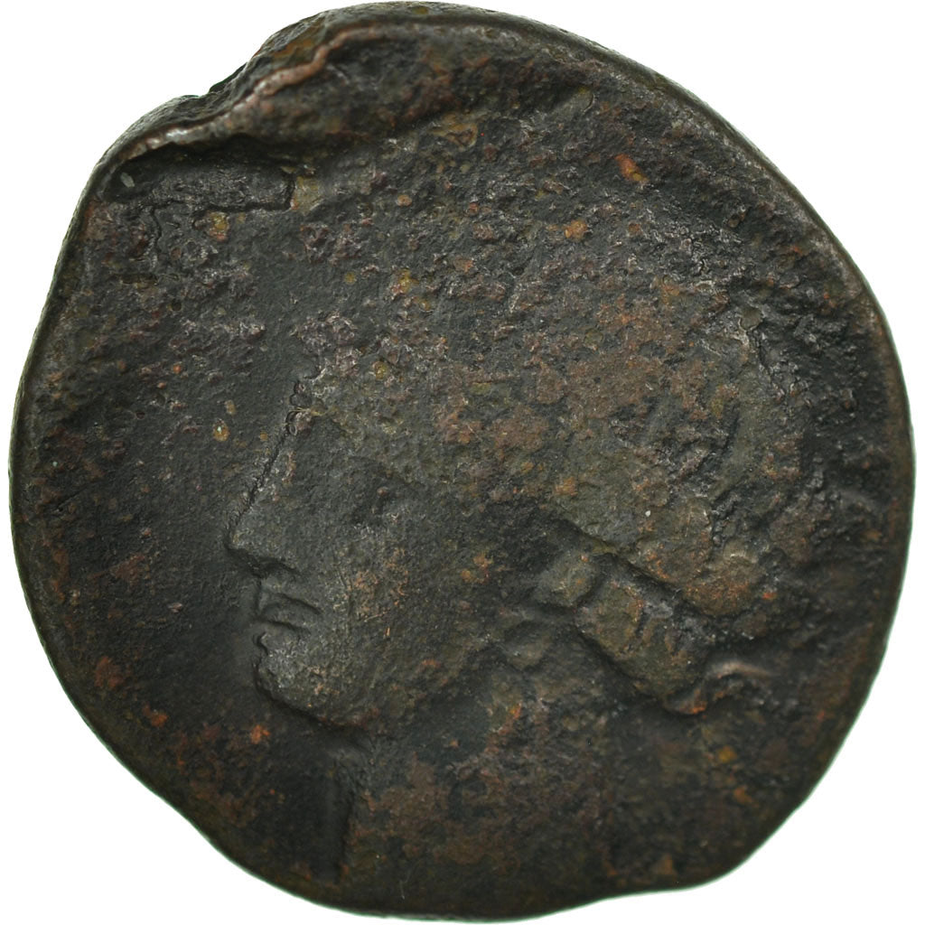 Coin, Zeugitana, Shekel, 300-264 BC, Carthage, VF(20-25), Copper, SNG Cop:164