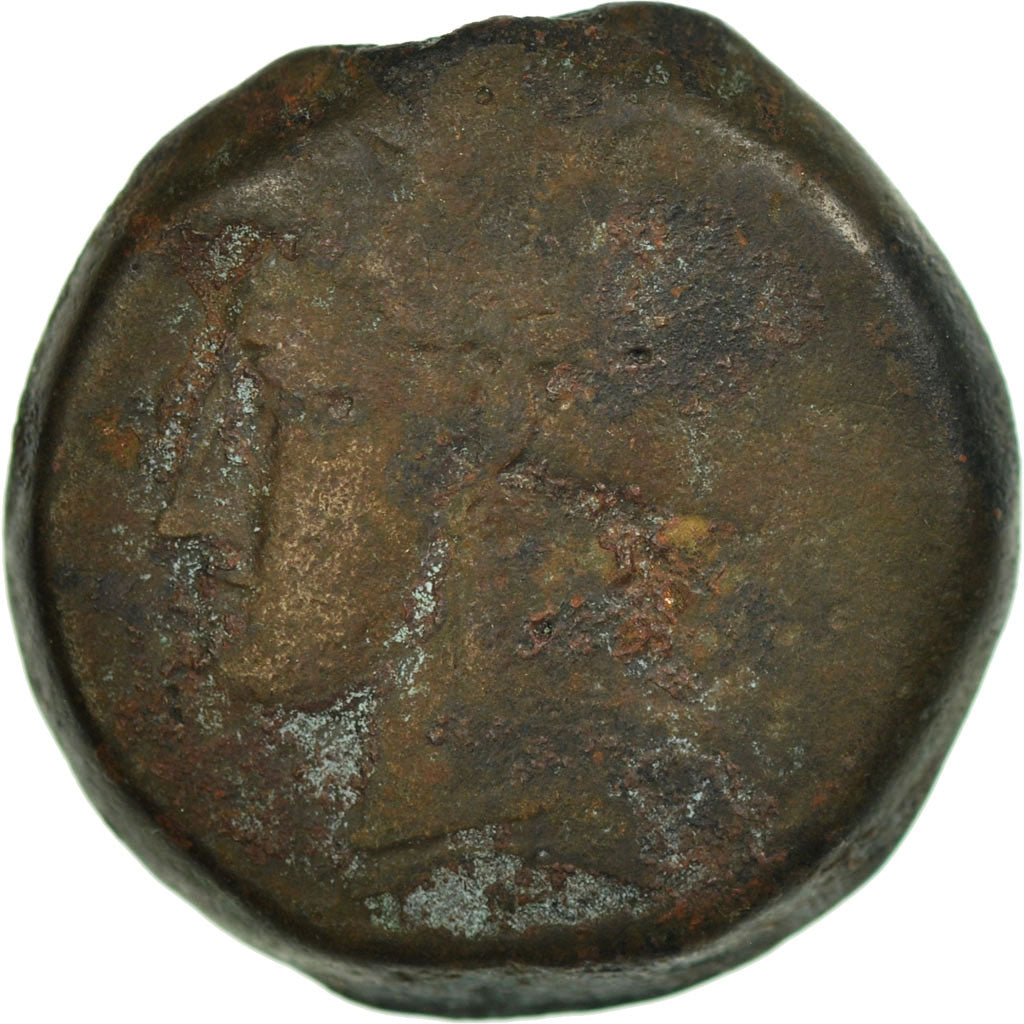 Coin, Zeugitana, Shekel, 300-264 BC, Carthage, F(12-15), Copper, SNG Cop:169