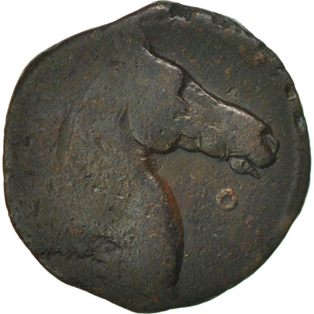 Coin, Zeugitana, Shekel, 300-264 BC, Carthage, VF(20-25), Copper, SNG Cop:151